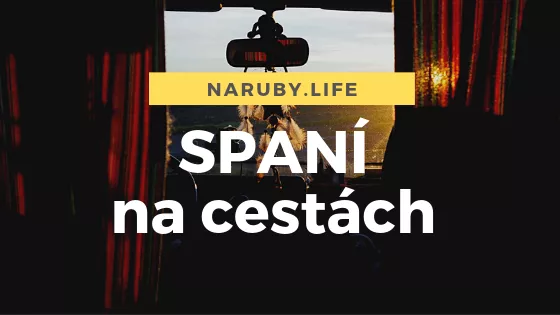 spaní v obytňáku