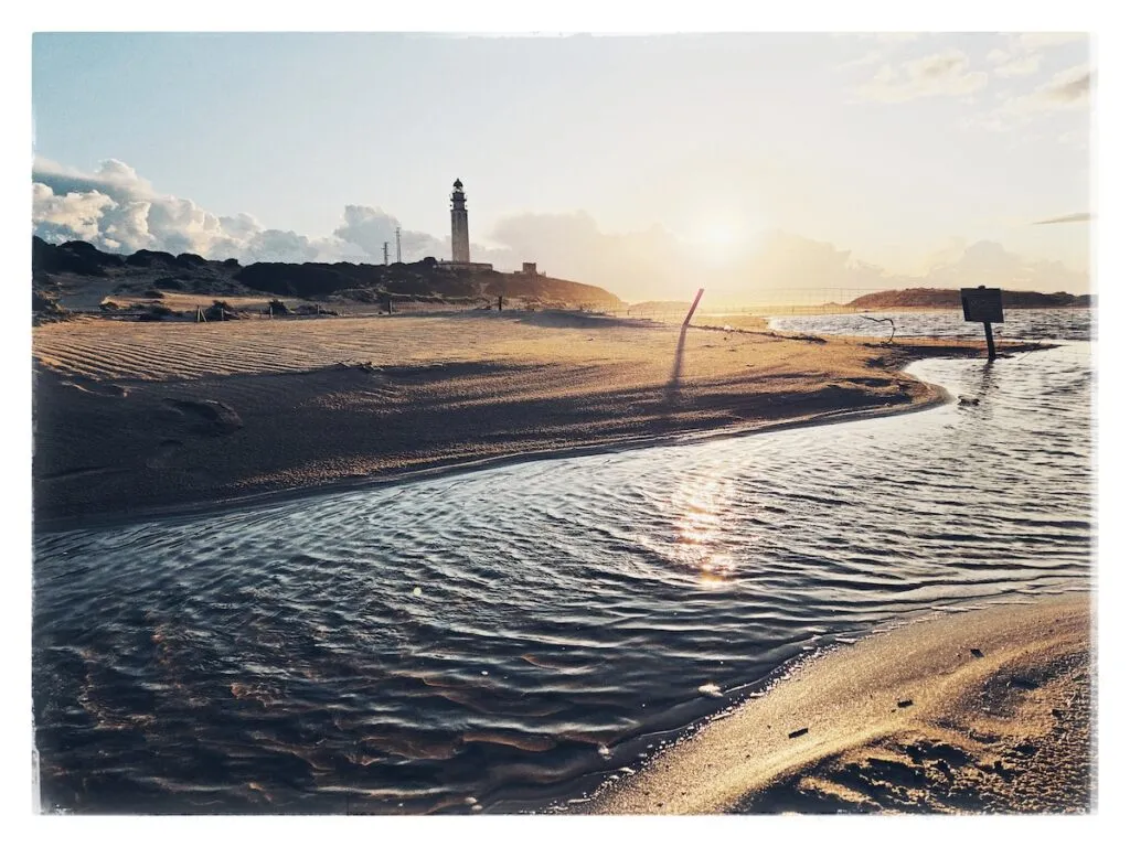 západ slunce na cabo de trafalgar